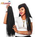 Crotchet Box Braid Ombre Extensión de cabello sintético Twist